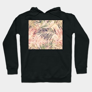 Palm Leaves in pink Hoodie